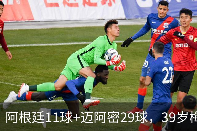 阿根廷11球+迈阿密29球，39岁梅西职业生涯第14次年度进球40+